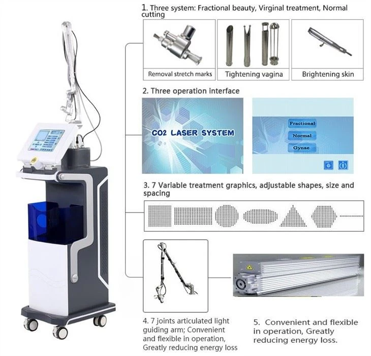 CO2 Fractional Laser Machine For Scar Removal And Vaginal Care