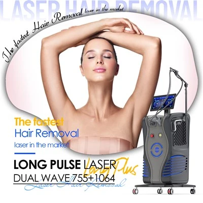 Pikk impulsslaser juuste eemaldamine 106nm 755nm